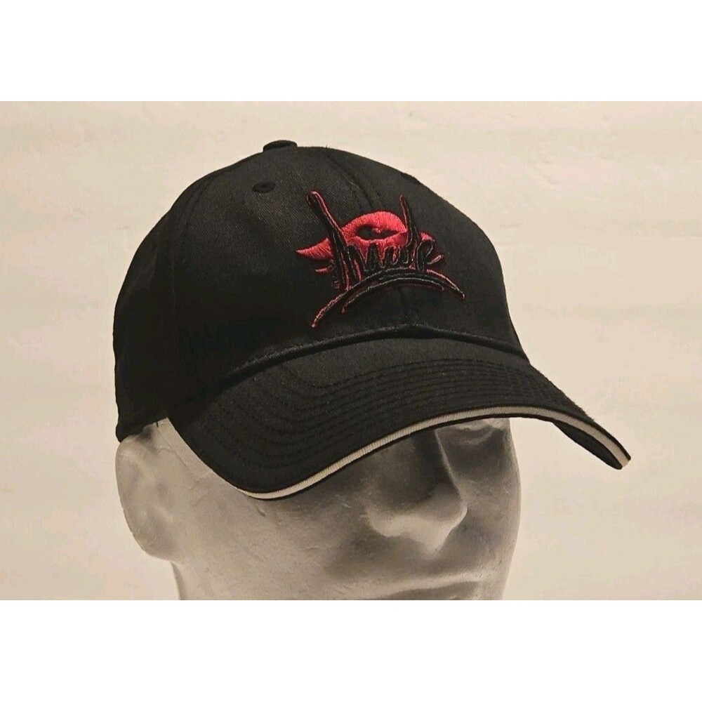 **Tony Hawk Embroidered Logo Adjustable  100% Cotton Cap Baseball Hat Black OSFM